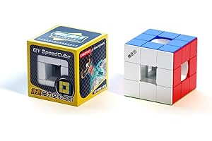 BUCAXIT QY Void Cubo Magico Versione Racing Magnetica Cubo Senza Centro 3x3 Stickerless Speed Cube Giocattolo Rompicapo 3D Per Appassionati di Cubi (Magnetic Version)