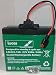 Produktbild 12V 22AH Lucas 18 Holes AGM/GEL Golf Trolley Battery Powakaddy Connector & T-BAR by Lucas