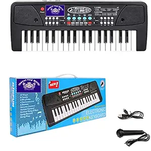 Rock Star 37 Key Kids Piano Keyboard Musical Toy with mic and USB connecting option for childrens age:3-12 years