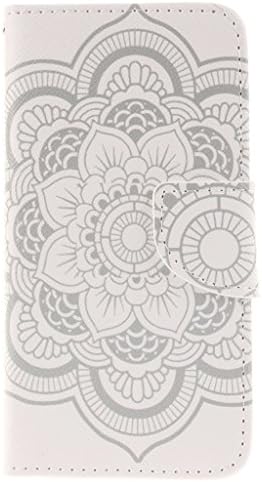 iPhone 6Plus/6sPlus Case, JGNTJLS Colorful-Pattern, Multifunctional Cover Wallet For Apple 5.5" Inch (Datura)