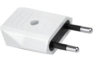 Silver Electronics 9257 Fiche mâle 250 V Blanc