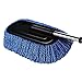 Produktbild Auto Duster Teleskopischer einziehbarer Handgriff Microfaser Auto Wachs Ziehen entfernbare Auto-Waschbürste Auto-Mop Streifen Staub - blau, 75x12cm