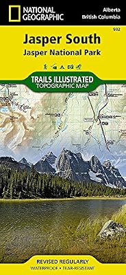 National Geographic Jasper South (Jasper National Park) Map: Trails Illustrated National Parks.