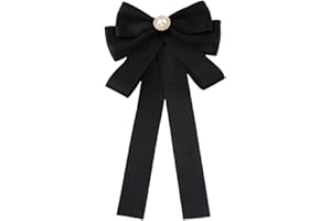 anneratteryer 1 Stück Krawatte damen Damen krawatte Schwarze krawatte damen Fliege schwarz Schwarze fliege für Uniform Shirt Hochzeit Schuluniform Cosplay Kostüm Kellnerin professioneller Stil