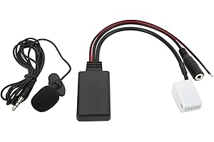 KEENSO 12-pinowy adapter do radia samochodowego RD4 Bluetooth z kablem audio Aux do Citroena C2 C3 C4 C5