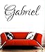 Produktbild HUANYI Gabriel girl name or boy name room name wall quote art vinyl decal sticker by HUANYI