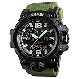 DDLONY Herren Digital Uhren Elektronische Bewegung Mit Kautschukband 1155