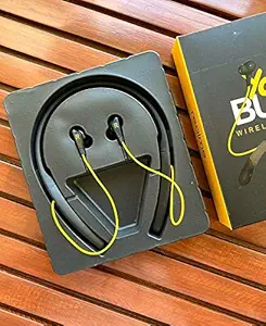 Real_me Youth Buds 9 Wireless Bluetooth In Ear Neckband Headphone with Mic (Black)