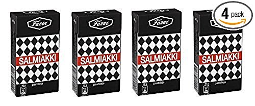 Preisvergleich Produktbild 4 Boxes (40g) of Fazer Salmiakki