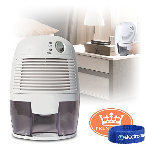 Prem-I-Air El Poquito Mini Compact Bedroom Portable Air Dehumidifier 0.5L Tank