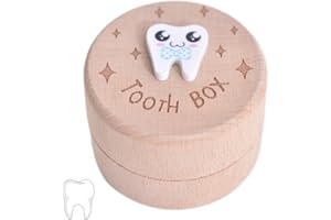 ZEPIQOR 1 pcs Boite a Dents de Lait, Boite a Dents de Lait Garcon avec Motif de Dents de Lait pour garçons et filles, Boite à Dents de Lait pour Stockage des dents, Cadeau pour les nouveaux parents