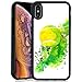 Produktbild Watercolor Tennisball iPhone XS Max Handy-Hülle, stoßfest, Weiches TPU, Premium-PC-Schutz, individuelles Design für iPhone XS, Max-Schwarz, iPhone XS, Watercolor Tennis Ball