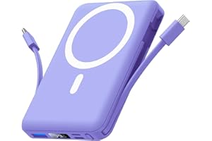 Yiisonger Power Bank Magnético 10000mAh, mag-Safe Bateria Externa Carga Rapida, Cargador Portátil Inalámbrico PD 22.5W Pantalla LED USB-C mag-Safe Powerbank para iPhone 16/15/14/13/12/Pro/Pro MAX