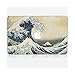 Produktbild Wandtattoo MacBook Pro 13 Retina von zu Hause Skinkin – Design Original: The Great Wave von Katsushika Hokusai