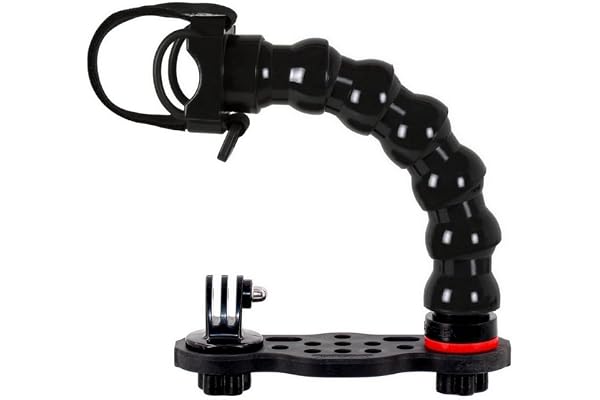 Platine Stabilisateur de Plongee sous-Marine GO-Tray avec Bras Flexible et Support Lampe pour GoPro DJI Osmo Action Autre Caméra d'action pour GoPro FLEX-ARM GOTR03