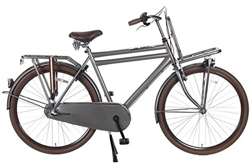 Herren Hollandrad 3-Gang 28 Zoll Poza-Basic Titanium 57 cm