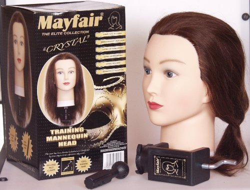 Mannequin Head & Clamp - 14 inch.