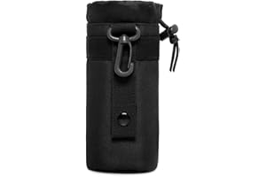 HUNTVP Borsa per Borraccia Molle Militare Tattico Borsa Tracolla Porta Bottiglia Custodia Borraccia per Sport Outdoor Ciclismo Trekking Campeggio Escursionismo