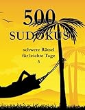 Image de 500 SUDOKUS schwere Rätsel für leichte Tage 3