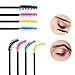 KEDSUM 200 pcs Disposable Eyelash Brush,Makeup Mascara Wands Applicator Eyebrow Brushes Eye Lash Makeup Tool,Multicolor