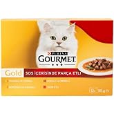 Gourmet Gold Par&ccedil;a Sığır Etli Yaş Kedi Maması Multipack 85 gr. (12 Al 9 &Ouml;de)
