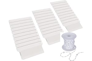 EveryHome Vertical Blind Set of 30 89mm Bottom Weights & 6m 89mm Bottom Chain - Replacement Spares Pack