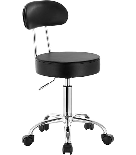 Tabouret de bar pivotant reglable en hauteur noir Tabouret de bar pivotant reglable en hauteur noir