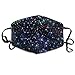 Produktbild Outdoor Reusable Half Face Anti-dust Mouth Mask with Design, Adjustable Mouth Masks for Dust, Unisex Galaxy with Nebula Stardust Windproof Face Mask Filters Pollen Allergens Flu Germs for Men Women