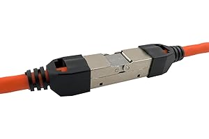 odedo Connecteur de câble CAT 6A/7 à assembler sur le terrain STP 10GE blindé, version mince, outil d'installation AWG 22-26, module de connexion, câble d'installation de câble de raccordement, câble