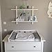 Changing shelf, white - suitable for our changing table tops