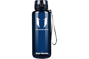Super Sparrow Trinkflasche - 1.5L - Wasserflasche Auslaufsicher -Sportflasche BPA-Frei | Schule, Sport, Wasser, Fahrrad
