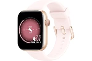 AcclaFit Smartwatch Uomo Donna, 1.85" Full Touch Screen Smartwatch con Effettua/Risposta Chiamate, Fitness Tracker con Pressione Sanguigna e Monitor Sonno, 140+ Sport Step Counter per Android iOS