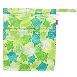 Damero Windeltasche mit wiederverwendbarem Stoff Wasserdicht Wetbag Feuchttücher Organiser Beutel - 2