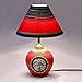ExclusiveLan Terracotta Warli Matki 50-Watt Home Decorative Table Lamp, (Red) RS.1776.00