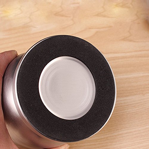 vancore (TM) Edelstahl Mörser und Pistill Spice Grinder Knoblauch Gerät für Küche, edelstahl, L - 5