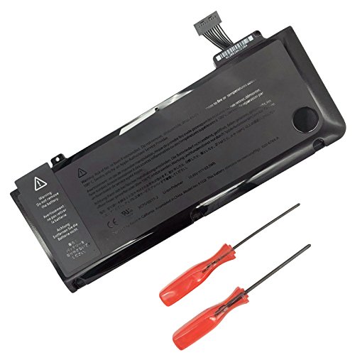 JQSpower Loptop Akku A1322 10.95V 63.5Wh Li-ion Polymer , Für Apple MacBook Pro 13.3" (Mid 2009 to Mid 2012) ; Für Apple MacBook Pro 13" Unibody A1278((Mid 2009 to Mid 2012)MC375D/A; Für Apple Macbook Pro 13" Mb991LL/A