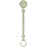 Suavinex, Silicone Clip Clip, Pacifier with Silicone Chain, One Piece, +0 Months, Colour Essence, Green