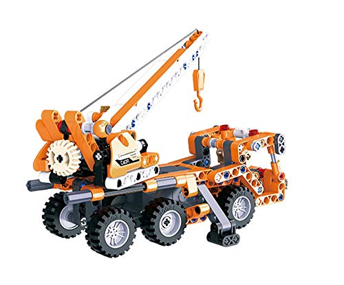Technik Fahrzeug Kran LTM Bausteine Mobilkran LKW Konstruktionsspielzeug, 272 Teilen - 2
