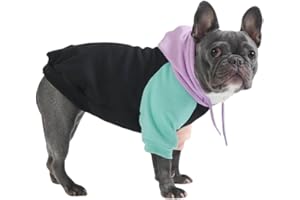 Spark Paws Hunde Kapuzenpullover – Premium-Qualität, butterweich, hervorragender Komfort und Passform, beruhigende Fleece-Innenseite, geeignet für alle Rassen - Cyber Punk - XL