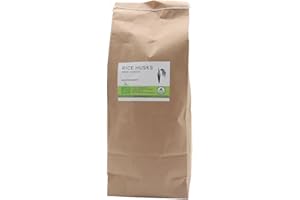 ALMICANNA: Rice Husks 100% Bio Reishülsen 3L - Organische Siliziumquelle - Strukturmaterial für den Boden & Amendment im Living Soil
