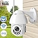 Produktbild Hejia 2MP Wireless WiFi IP-Kamera 1080P Vollfarb PTZ Outdoor wasserdichte Dome-Kamera mit Nachtsicht