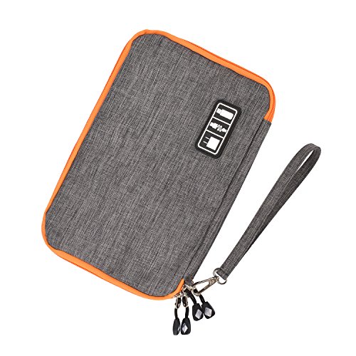 Vovoly Electrónica accesorios bolsa de transporte impermeable para el cable de teléfono MP3 Player Cargador de disco duro Flash Disk Power Bank