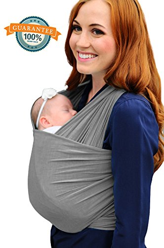 1 DAY SALE Baby Snug Wrap - Premium Baby Carrier - Ergonomic Baby Sling - Money Back Guarantee - Perfect Baby Shower Gift