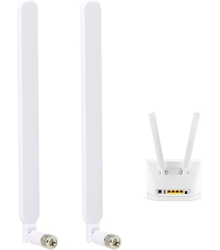 Sourcing Map WLAN-Antenne 8dBi Dualband (2,4/5,8 GHz) - BNC-Stecker, Klappbar, Für Router, Bluetooth & Zigbee