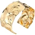Shining Diva Fashion Gold Plated Latest Stylish Kada Bangle Cuff Bracelet for Women & Girls