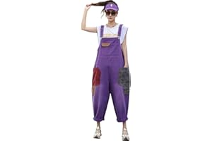 Bigassets Donna Jeans Salopette Senza Maniche Tute Pagliaccetto