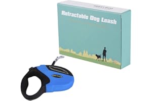 JOYYKO Guinzaglio retrattile automatico per cani, progettato per cani di piccola taglia media e grande fino a 15 kg. Un guinzaglio retrattile lungo e robusto con bottone automatico