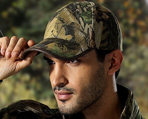 Unisex Outdoor Sun Hat Woodland Hat Camouflage Hat Camo Tactical Cap for Outdoor Sports Fishing/Hiking/Hunting/Climbing