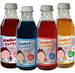 4 Pack de sirop Multi Granité - Mangue, Fraise, Cola et Framboise bleue