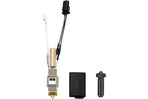 HzdaDeve Upgrade Keramik Hotend für Kobra 2 Series Hot End Druckkopf Vorinstallierte Extruder Kit mit Extra 0,4MM gehärteten Düsen für Anycubic Kobra 2/Kobra 2 Neo/Kobra 2 Pro/Kobra 2 Plus/Kobra 2 Max